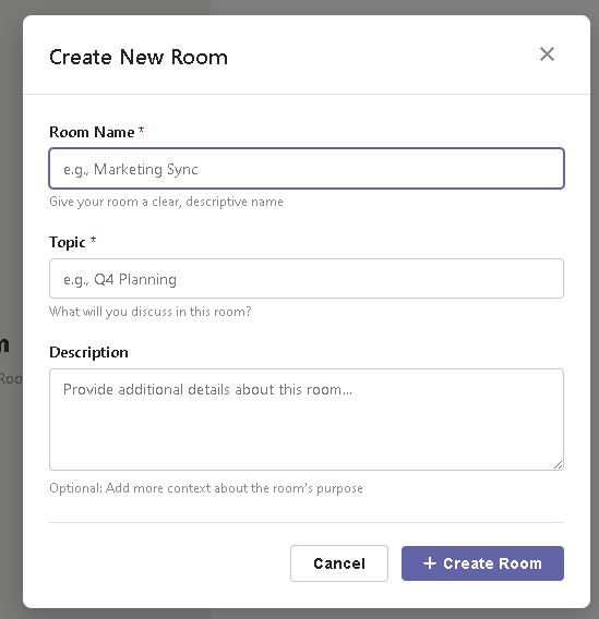Create Room